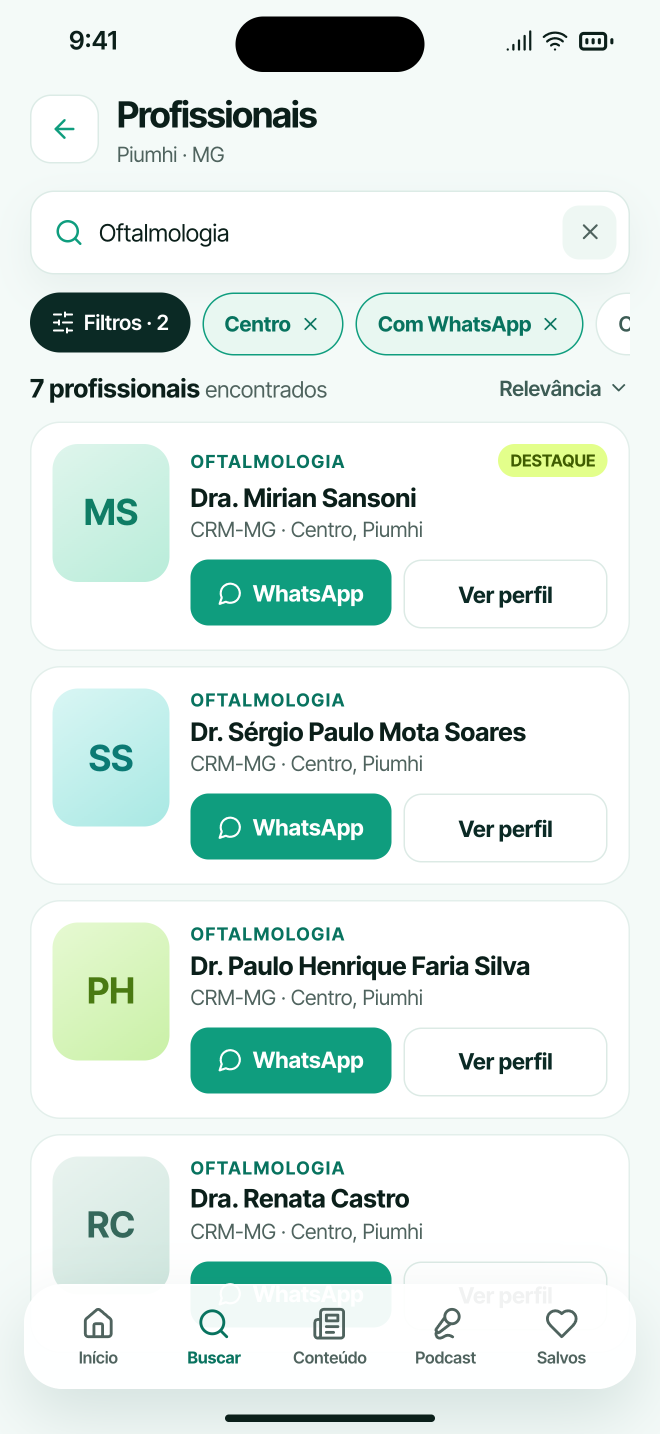 Busca com filtros